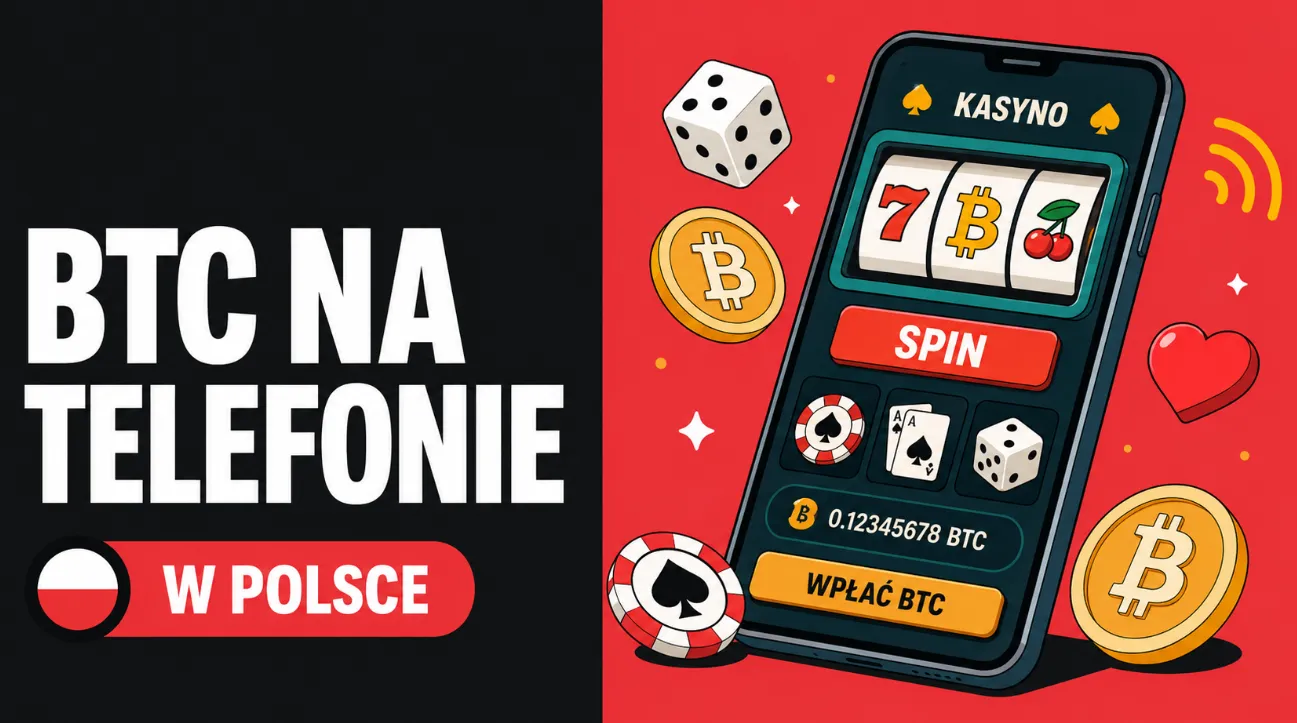 Kasyno BTC na telefonie